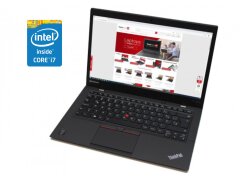 Ультрабук Lenovo ThinkPad X1 Carbon Gen 3 / 14" (1920x1080) TN / Intel Core i7-5600U (2 (4) ядра по 2.6 - 3.2 GHz) / 8 GB DDR3 / 180 GB SSD / Intel HD Graphics 5500 / WebCam / Win 10 Pro