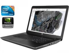 Мобильная рабочая станция HP ZBook 17 G4 / 17.3" (1920x1080) IPS / Intel Xeon E3-1535M v6 (4 (8) ядра по 3.1 - 4.2 GHz) / 32 GB DDR4 / 480 GB SSD / nVidia Quadro P4000, 8 GB GDDR5, 256-bit / WebCam / Win 10 Pro