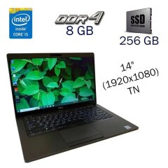 Ультрабук Dell Latitude 5400 / 14" (1920x1080) TN / Intel Core i5-8365U (4 (8) ядра по 1.6 - 4.1 GHz) / 8 GB DDR4 / 256 GB SSD / Intel UHD Graphics for 8th Generation / WebCam