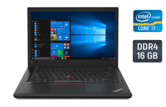 Ультрабук Lenovo ThinkPad T480 / 14" (2560x1440) IPS / Intel Core i7-8650U (4 (8) ядра по 1.9 - 4.2 GHz) / 16 GB DDR4 / 512 GB SSD / nVidia GeForce MX150, 2 GB GDDR5, 64-bit / WebCam / TouchID / Windows 10
