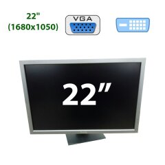 Dell 2209WA / 22" (1680x1050) E-IPS CCFL / DVI-D, VGA, USB