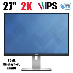 DELL U2715H / 27" (2560x1440) IPS / HDMI, DisplayPort, miniDP