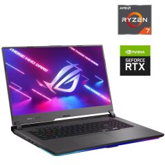Ігровий ноутбук Asus ROG Strix G713QR-HG021T / 17.3&rdquo; (1920x1080) IPS / AMD Ryzen 7 5800H (8 (16) ядер по 3.2 - 4.4 GHz) / 16 GB DDR4 / 512 GB SSD / nVidia GeForce RTX 3070, 8 GB GDDR6, 256-bit