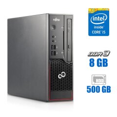 Компьютер Fujitsu Esprimo C710 SFF / Intel Core i5-4570 (4 ядра по 3.2 - 3.6 GHz) / 8 GB DDR3 / 500 GB HDD / Intel HD Graphics 4600 / DVD-RW 
