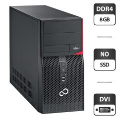 Компьютер Fujitsu Esprimo P556 E85 Tower / Intel Core i3-6100 (2 (4) ядра по 3.7 GHz) / 8 GB DDR4 / NO SSD / Intel HD Graphics 530 / DVD-ROM / DVI