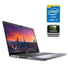 Мобильная рабочая станция Dell Precision 3550 / 15.6" (1920x1080) IPS / Intel Core i5-10300H (4 (8) ядра по 2.5 - 4.5 GHz) / 8 GB DDR4 / 256 GB SSD / nVidia Quadro P500, 2 GB GDDR5, 64-bit / WebCam