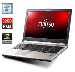 Мобильная рабочая станция Fujitsu Celsius H770 / 15.6" (1920x1080) IPS / Intel Xeon E3-1505M v6 (4 (8) ядра по 3.0 - 4.0 GHz) / 32 GB DDR4 / 500 GB SSD / nVidia Quadro M2200, 4 GB GDDR5, 128-bit / WebCam / Windows 10 Pro