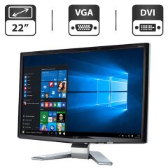 Монитор Б-класс Acer P223W / 22" (1680x1050) TN / VGA, DVI / VESA 100x100 + Кабели в комплекте
