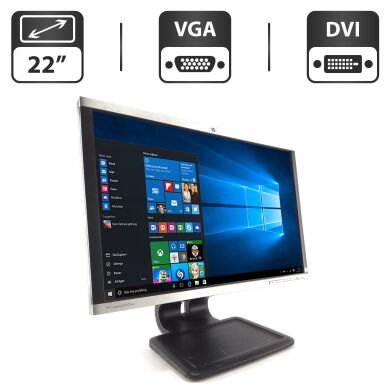 Монитор HP Compaq LA2205wg / 22" (1680x1050) TN / VGA, DVI, USB-Hub + Кабель питания Монитор HP Compaq LA2205wg / 22" (1680x1050) TN / VGA, DVI, USB-Hub + Кабель питания
