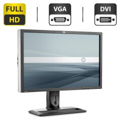 Монитор HP ZR24w / 24" (1920x1080) TN / USB, VGA, DVI, DisplayPort + Кабели подключения