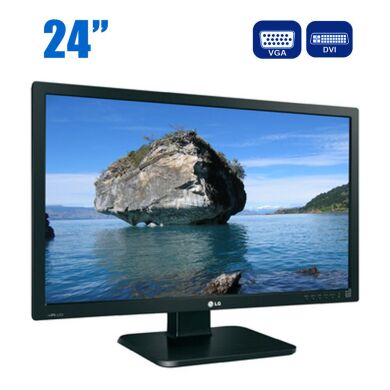 Монітор LG 24MB65PM-B / 24" (1920x1200) AH-IPS / VGA, DVI / VESA 100x100 