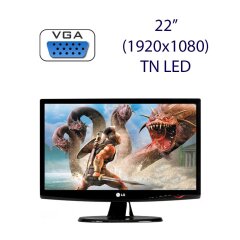 Монитор LG W2243S / 22" (1920х1080) TN LED / 1x VGA