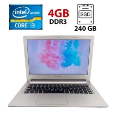 Ноутбук Lenovo ThinkPad M30-70 / 15.6" (1366x768) TN / Intel Core i3-4030U (2 (4) ядра по 1.9 GHz) / 4 GB DDR3 / 240 GB SSD / Intel&nbsp;HD Graphics 4400 / WebCam