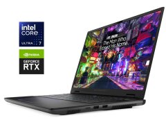 Игровой ноутбук Dell Alienware m16 R2 / 16" (2560x1600) IPS / Intel Core Ultra 7 155H (16 (22) ядер по 1.4 - 4.8 GHz) / 16 GB DDR5 / 1000 GB SSD NVMe / nVidia GeForce RTX 4070, 8 GB GDDR6, 128-bit / WebCam