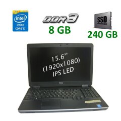 Игровой ноутбук Dell Precision M2800 / 15.6" (1920x1080) IPS LED / Intel Core i7-4702MQ (4 (8) ядер по 2.2 - 3.2 GHz) / 8 GB DDR3 / 240 GB SSD / AMD FirePro W4170M, 2 GB GDDR5, 128-bit / WebCam / DVD-RW / HDMI