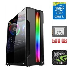 Ігровий ПК Tower / Intel Core i7-4770 (4 (8) ядра по 3.4 - 3.9 GHz) / 8 GB DDR3 / 500 GB SSD / nVidia GeForce GTX 1060, 3 GB GDDR5, 192-bit