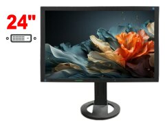 Монитор Eizo FlexScan S2402W / 24" (1920x1200) TN / 1x DVI, 1x VGA, 1x Audio / 2х 0.5W / VESA 100x100 / Pivot