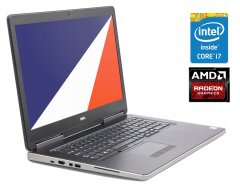 Мобильная рабочая станция Dell Precision 7720 / 17.3" (1920x1080) IPS / Intel Core i7-7820HQ (4 (8) ядра по 2.9 - 3.9 GHz) / 16 GB DDR4 / 256 GB SSD + 512 GB SSD / AMD Radeon Pro WX 4130, 2 GB GDDR5, 128-bit / WebCam / Win 10 Pro / АКБ не держит