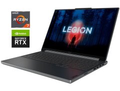 Игровой ноутбук Lenovo Legion Slim 5 16APH8 / 16" (2560x1600) IPS / AMD Ryzen 7 7840HS (8 (16) ядер по 3.8 - 5.1 GHz) / 16 GB DDR5 / 512 GB SSD M.2 / nVidia GeForce RTX 4060, 8 GB GDDR6, 128-bit / WebCam / Win 11 Home