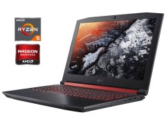 Игровой ноутбук Б-класс Acer Nitro 5 AN515-42 / 15.6" (1920x1080) IPS / AMD Ryzen 5 2500U (4 (8) ядра по 2.0 - 3.6 GHz) / 16 GB DDR4 / 128 GB SSD + 1000 GB HDD / AMD Radeon RX 560X, 4 GB GDDR5, 128-bit / WebCam / Win 11