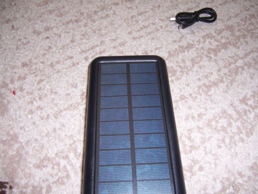 Новый Power Bank PSOOO PS-157 Solar Power / 30000 mAh / 10.5W / 5V/2.1A