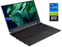 Игровой ноутбук Б-класс Gigabyte Aero 17 HDR XD / 17.3" (3840x2160) IPS / Intel Core i7-11800H (8 (16) ядер по 2.3 - 4.6 GHz) / 16 GB DDR4 / 1000 GB SSD / nVidia GeForce RTX 3070, 8 GB GDDR6, 256-bit / WebCam