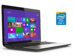 Ноутбук Toshiba Satellite S75-B7394 / 17.3" (1600x900) TN / Intel Core i7-4710HQ (4 (8) ядра по 2.5 - 3.5 GHz) / 8 GB DDR3 / 240 GB SSD / Intel HD Graphics 4600 / WebCam / DVD-ROM / Win 10 Pro