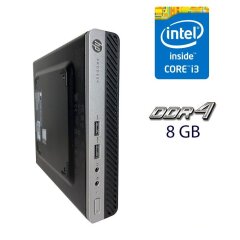 Неттоп HP ProDesk 400 G5 USFF / Intel Core i3-9100 (4 ядра по 3.6 - 4.2 GHz) / 8 GB DDR4 / 256 GB SSD / Intel UHD Graphics 630 / Win 10