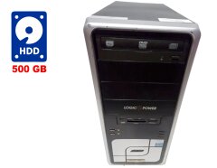 ПК LogicPower 4413 Tower / Intel Core i3-3220 (2 (4) ядра по 3.3 GHz) / 4 GB DDR3 / 500 GB HDD / Intel HD Graphics 2500 / 400W / DVD-RW