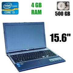 Acer Aspire 5830TG / 15.6" (1366x768) / Intel Core i3-2310M (2(4)ядра по 2.1GHz) / 4 GB DDR3 / 500 GB HDD / nVidia GeForce GT 540M 1Gb, GDDR3, 128Bit / web-cam