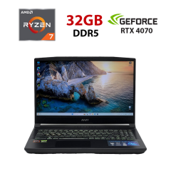 Игровой ноутбук Б-класс MSI Katana A15 AI B8V MS-158N / 15.6" (2560x1440) IPS / AMD Ryzen 7 8845HS (8 (16) ядер по 3.8 - 5.1 GHz) / 32 GB DDR5 / 960 GB SSD / nVidia GeForce RTX 4070, 8 GB GDDR6, 128-bit / WebCam