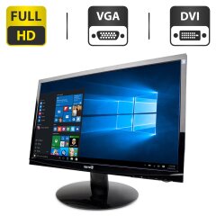Монитор Б-класс Terra 2211W / 22" (1920x1080) TN / VGA, DVI / VESA 100x100 + Кабели (VGA или DVI на выбор) и питания