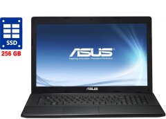 Ноутбук Asus x75a-db31 / 17.3" (1600x900) TN / Intel Core i3-2370M (2 (4) ядра по 2.4 GHz) / 8 GB DDR3 / 256 GB SSD / Intel HD Graphics 3000 / WebCam / DVD-ROM / Win 10 Home