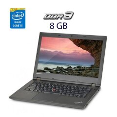 Ноутбук Lenovo ThinkPad L440 / 14" (1600x900) TN / Intel Core i5-4210M (2 (4) ядра по 2.6 - 3.2 GHz) / 8 GB DDR3 / 256 GB SSD / WebCam / DVD-RW 