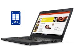 Ноутбук Б-класс Lenovo ThinkPad L470 / 14" (1366x768) TN / Intel Core i3-7100U (2 (4) ядра по 2.4 GHz) / 8 GB DDR4 / 128 GB SSD / Intel HD Graphics 620 / WebCam / Win 10 Pro