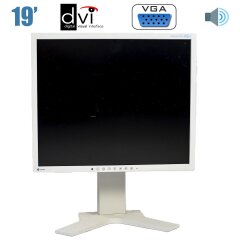Уценка - EIZO FlexScan S1921 / 19" / 1280x1024 S-PVA / DVI, VGA, 2 x USB / встроенные колонки - царапина на матрице