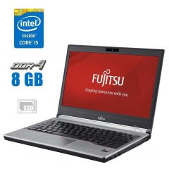 Ультрабук Б-класс Fujitsu LifeBook E756 / 15.6" (1366x768) TN / Intel Core i5-6300U (2 (4) ядра по 2.4 - 3.0 GHz) / 8 GB DDR4 / 256 GB SSD / Intel HD Graphics 520 / WebCam / Windows 10 Pro