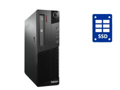 ПК Lenovo ThinkCentre M83 SFF / Intel Core i3-4130 (2 (4) ядра по 3.4 GHz) / 4 GB DDR3 / 120 GB SSD / Intel HD Graphics 4400 / DVD-RW / Win 10 Pro + WiFi D-Link DWA-140