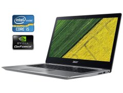 Ультрабук Б-класс Acer Swift 3 SF314-52 / 14" (1920x1080) IPS / Intel Core i5-8250U (4 (8) ядра по 1.6 - 3.4 GHz) / 8 GB DDR4 / 256 GB SSD / nVidia GeForce MX150, 2 GB GDDR5, 64-bit / WebCam / Win 11 Home