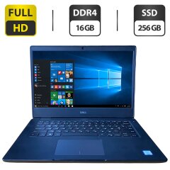 Ультрабук Б-класс Dell Latitude 3400 / 14" (1920x1080) TN / Intel Core i5-8265U (4 (8) ядра по 1.6 - 3.9 GHz) / 16 GB DDR4 / 256 GB SSD / Intel UHD Graphics / WebCam