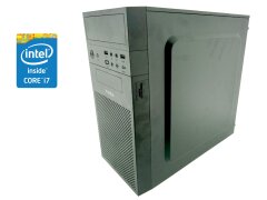 ПК Vinga Tower / Intel Core i7-4790 (4 (8) ядра по 3.6 - 4.0 GHz) / 8 GB DDR3 / 120 GB SSD + 250 GB HDD / Intel HD Graphics 4600 + клавіатура і миша
