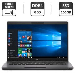 Ультрабук Dell Latitude 5400 / 14" (1920x1080) IPS Touch / Intel Core i5-8365U (4 (8) ядра по 1.6 - 4.1 GHz) / 8 GB DDR4 / 256 GB SSD / Intel UHD Graphics 620 / WebCam / Усиленная АКБ