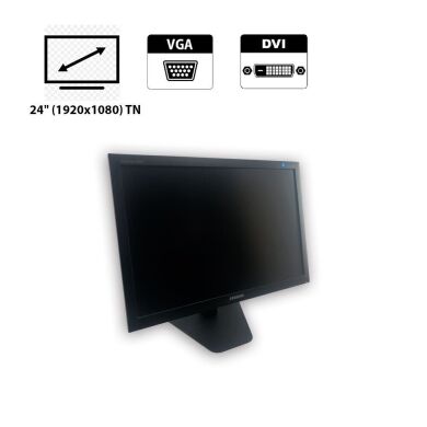 Монітор Samsung SyncMaster B2440 / 24" (1920x1080) TN / 1x DVI, 1x VGA