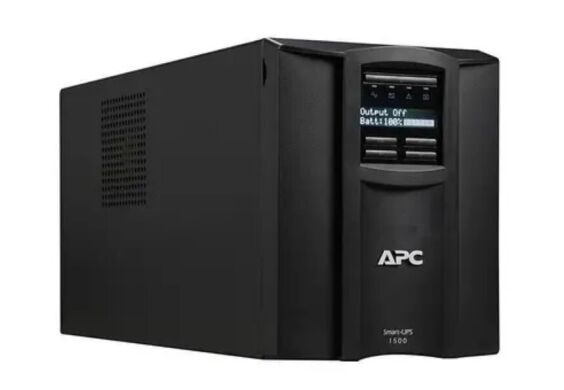 ИБП APC Smart-UPS 1500VA (SMC1500I) / 230 V / 1500 V&middot;А / 980W / 8 выходов / USB, RJ-45