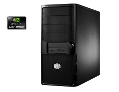 Игровой ПК Cooler Master Elite 335 Tower / AMD Phenom II x4 820 (4 ядра по 2.8 GHz) / 16 GB DDR3 / 240 GB SSD + 500 GB HDD / nVidia GeForce G210, 1 GB DDR3, 64-bit / 400W