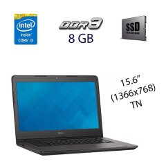 Ноутбук Б-клас Dell Latitude 3540 / 15.6" (1366x768) TN / Intel Core i3-4030U (2 (4) ядра по 1.9 GHz) / 8 GB DDR3 / 120 GB SSD / Intel HD Graphics 4400 / WebCam