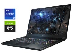 Игровой ноутбук Б-класс MSI GS76 Stealth 11UG / 17.3" (1920x1080) IPS / Intel Core i9-11900H (8 (16) ядер по 2.5 - 4.9 GHz) / 32 GB DDR4 / 1000 GB SSD NVMe / nVidia GeForce RTX 3070, 8 GB GDDR6, 256-bit / WebCam