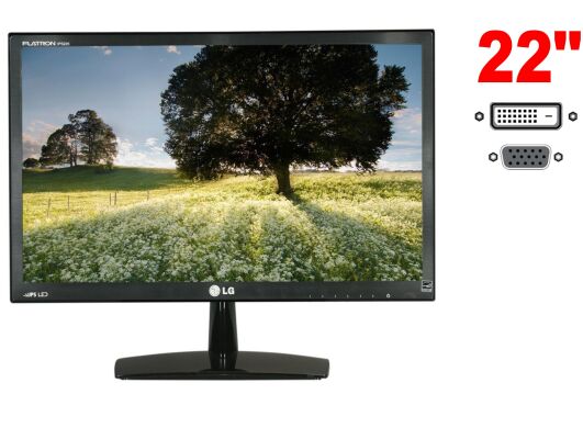 Монітор Б-клас LG IPS225T / 22" (1920x1080) IPS / 1x DVI, 1x VGA