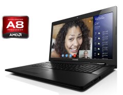 Ноутбук Lenovo G70-35 / 17.3" (1600x900) TN / AMD A8-6410 (4 ядра по 2.0 - 2.4 GHz) / 8 GB DDR3 / 240 GB SSD / AMD Radeon R5 Graphics / WebCam / DVD-ROM / Win 10 Home