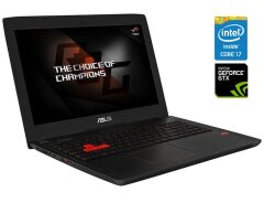 Ігровий ноутбук Б-клас Asus ROG Strix GL502VM / 15.6" (1920x1080) IPS / Intel Core i7-7700HQ (4 (8) ядра по 2.8 - 3.8 GHz) / 12 GB DDR4 / 500 GB SSD / nVidia GeForce GTX 1060, 3 GB GDDR5, 192-bit / WebCam